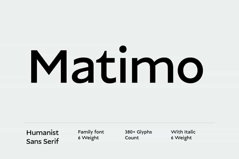 Matimo Font Family Image 1