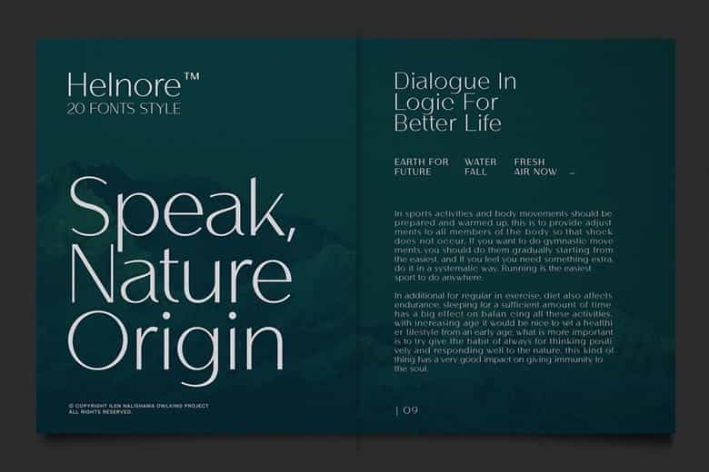 Helnore Font Image 2