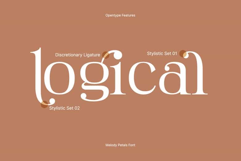 Melody Petals Font Image 2