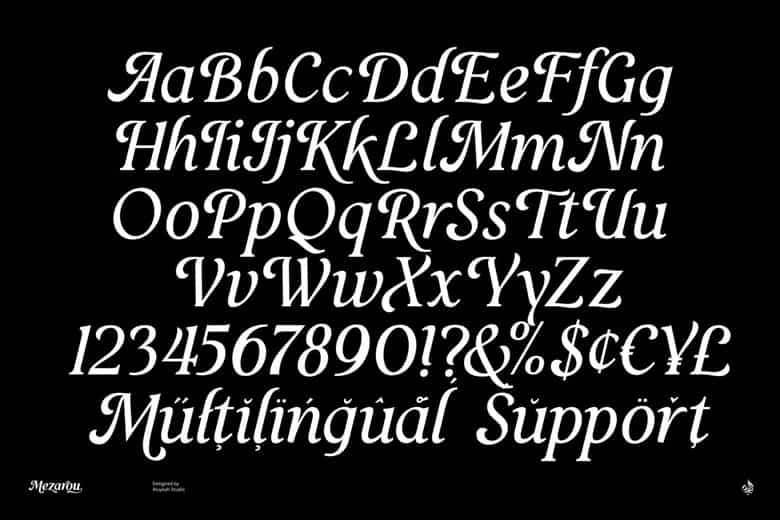 Mezarou Font Image 3