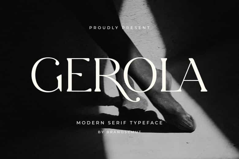 Gerola Font Image 1
