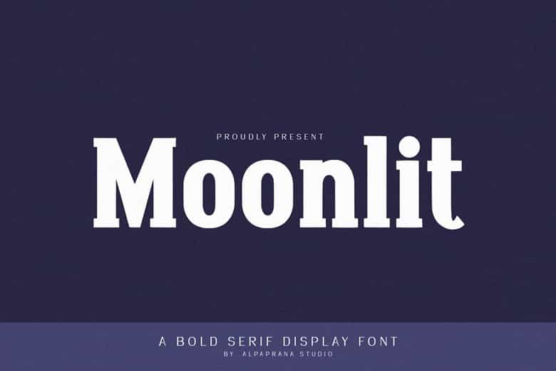 Moonlit Font Image 1