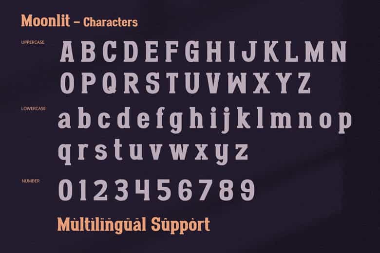 Moonlit Font Image 3