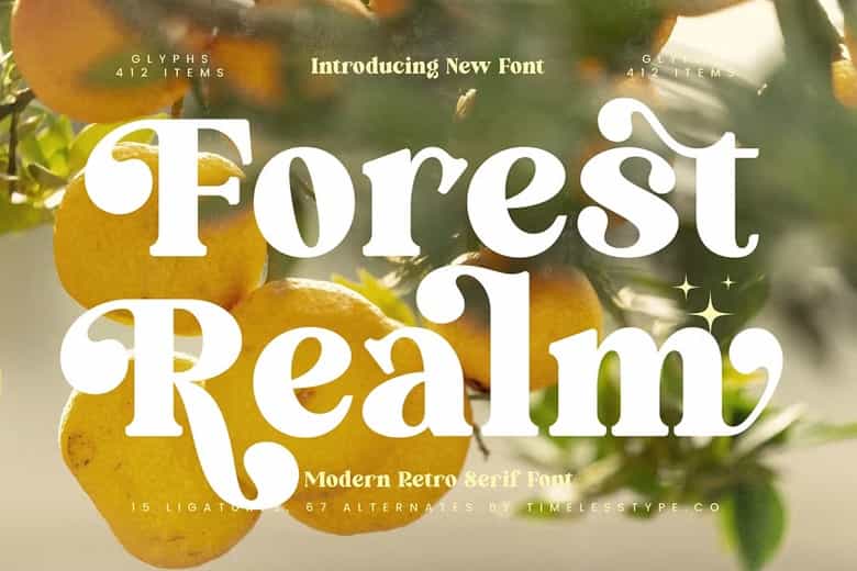 Forest Realm Font Image 1