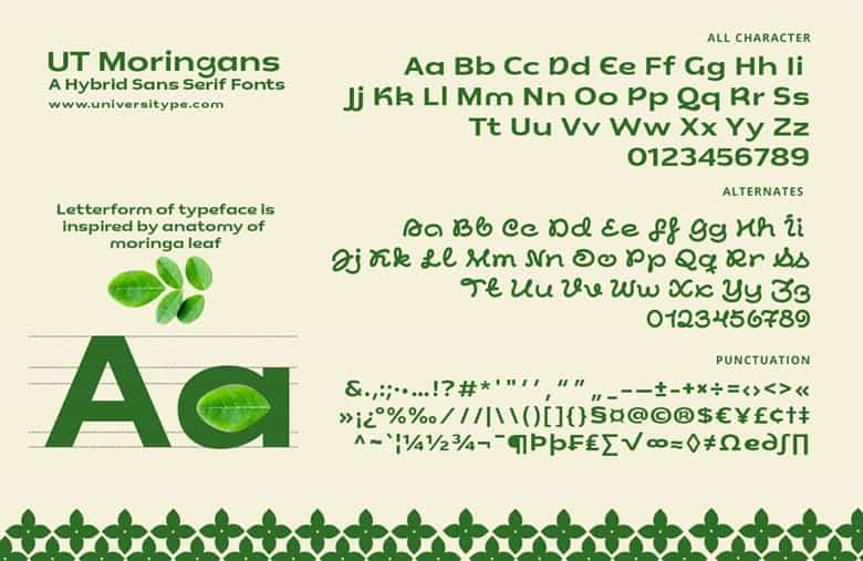 UT Moringans Font Image 3