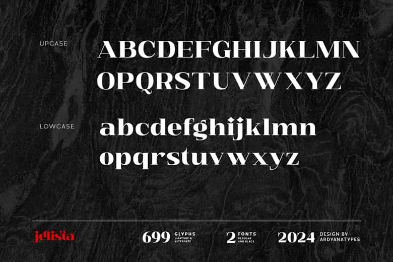 Jelista Font Image 2