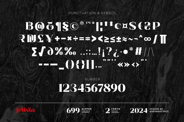 Jelista Font Image 3