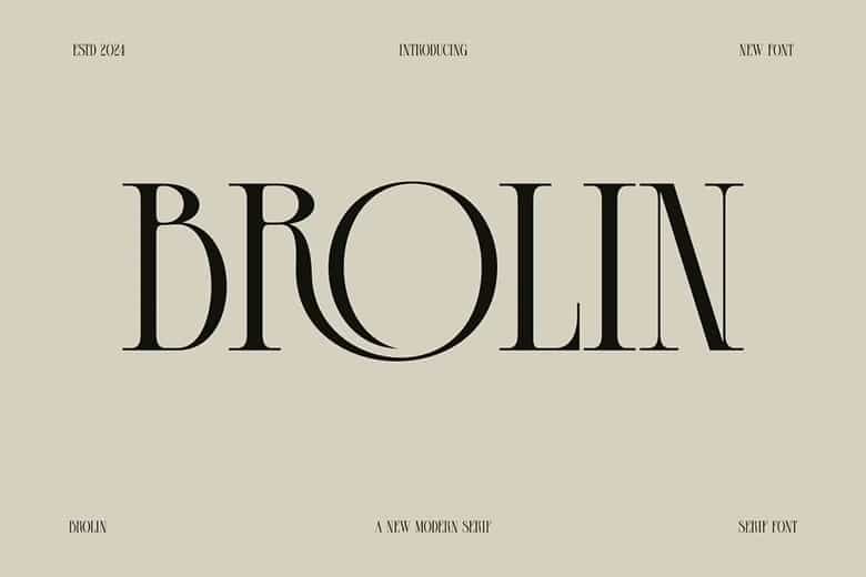 Brolin Font Image 1