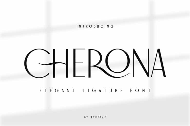 Cherona Font Image 1