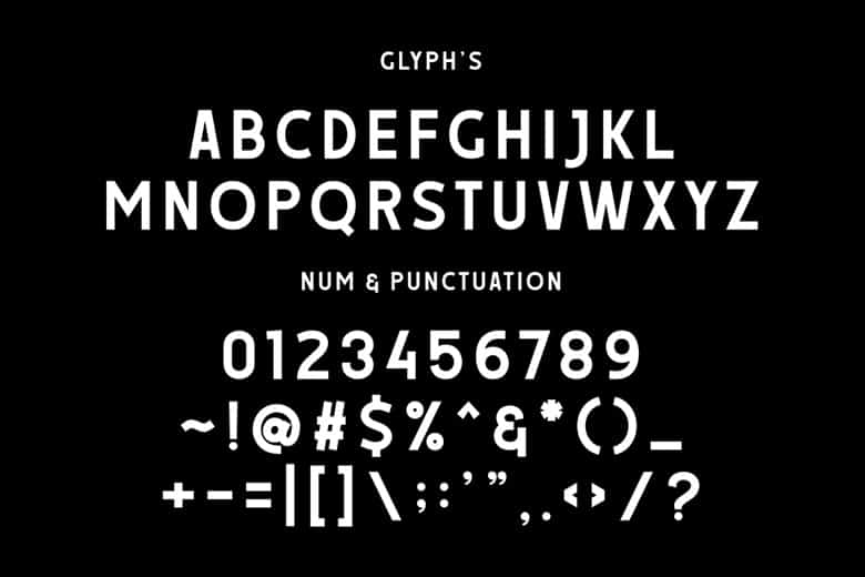 Lenoge Font Image 3