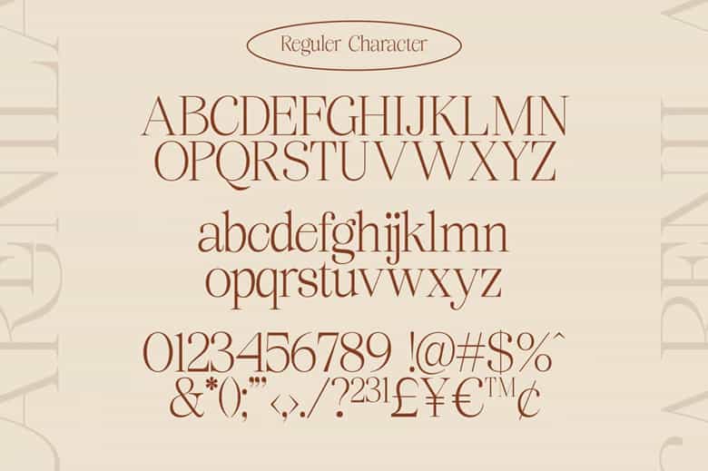 Carenila Font Image 3