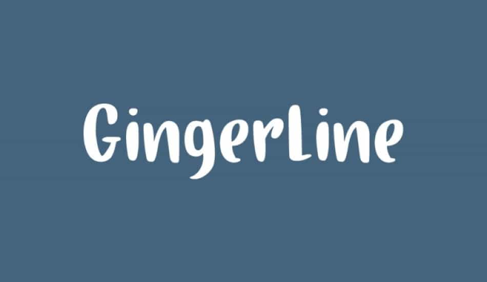 Gingerline Font Image 1