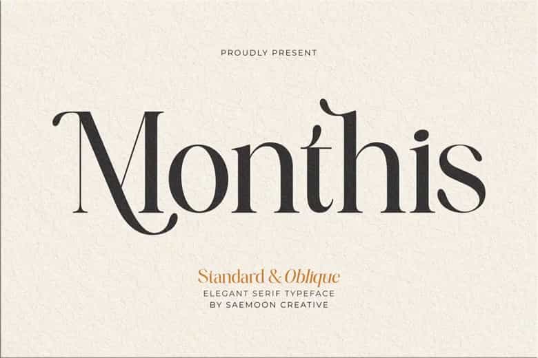Monthis Font Image 1