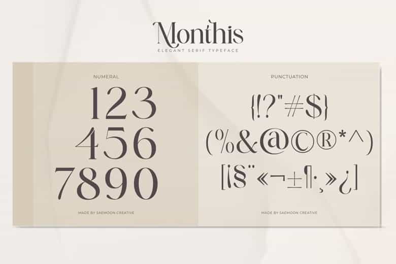 Monthis Font Image 4
