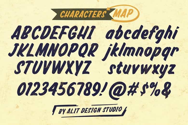Deertail Brush Font Image 3