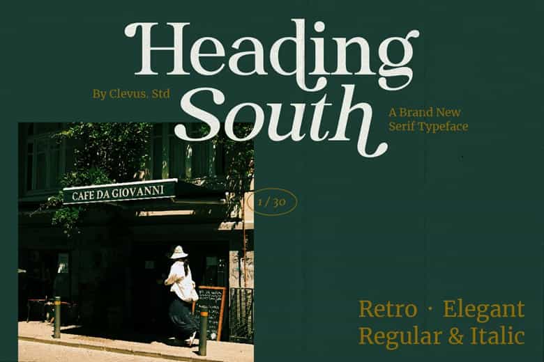 Heading South Font Image 1