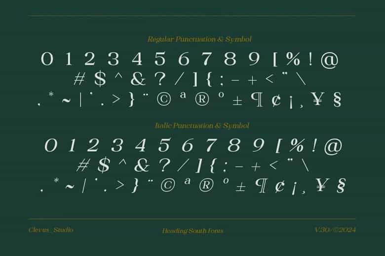 Heading South Font Image 3