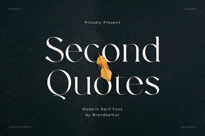 Second Quotes Font Image 1