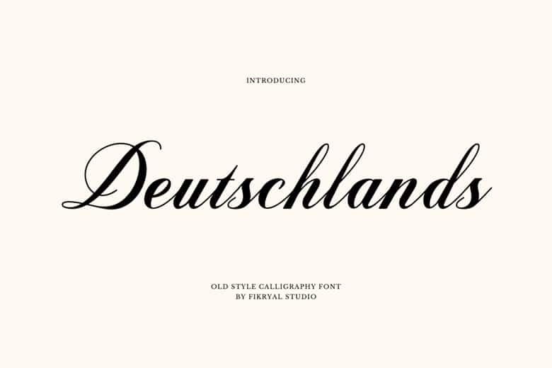 Deutschlands Font Image 1