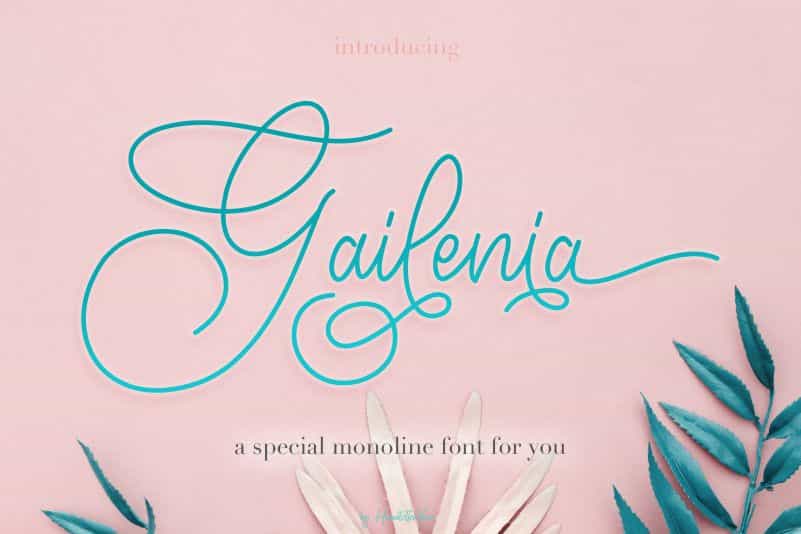 Gailenia Font Image 1
