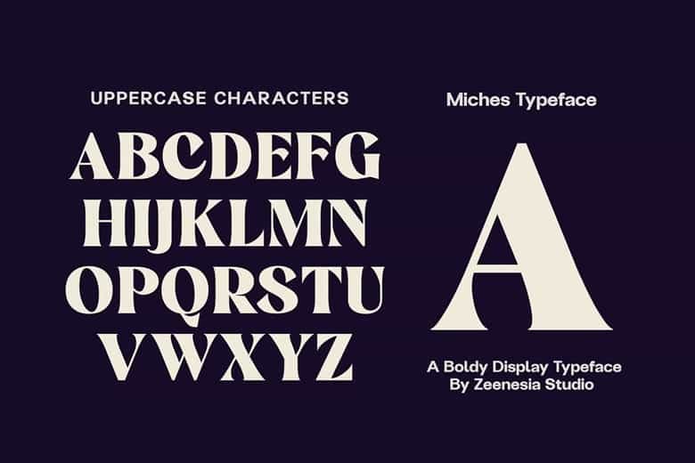 Miches Font Image 2