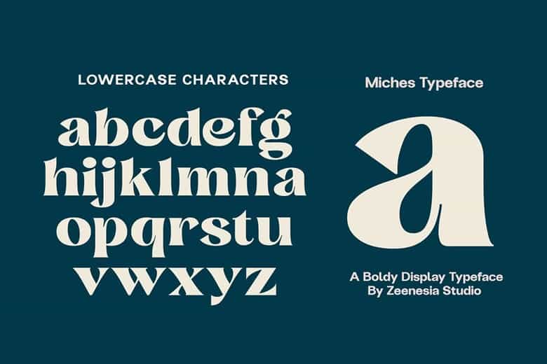 Miches Font Image 3