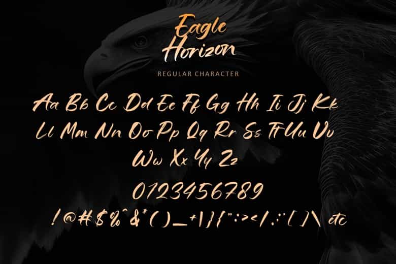 Eagle Horizon Font Image 3