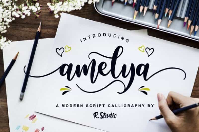 Amelya Font Image 1