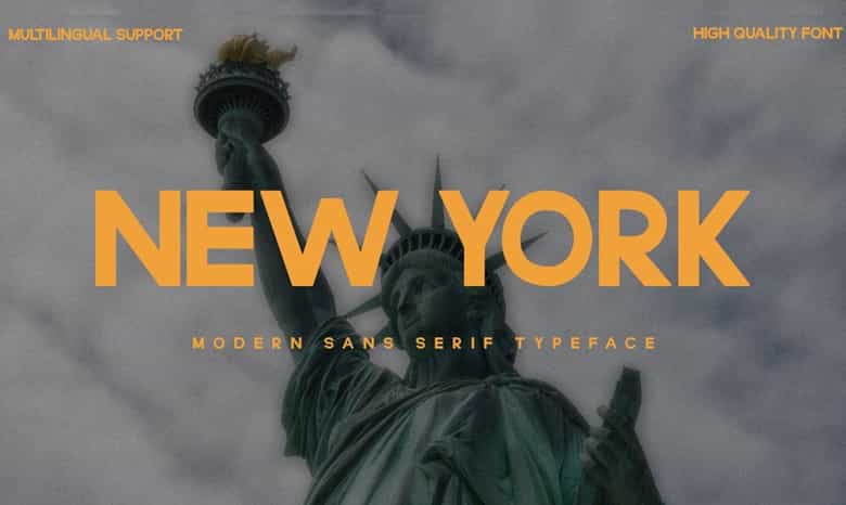 New York Font Image 1