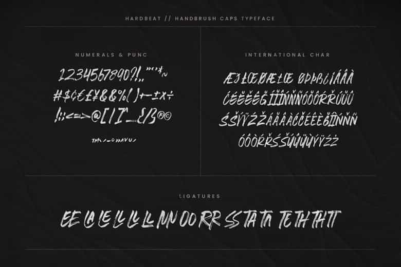 Hardbeat Font Image 3