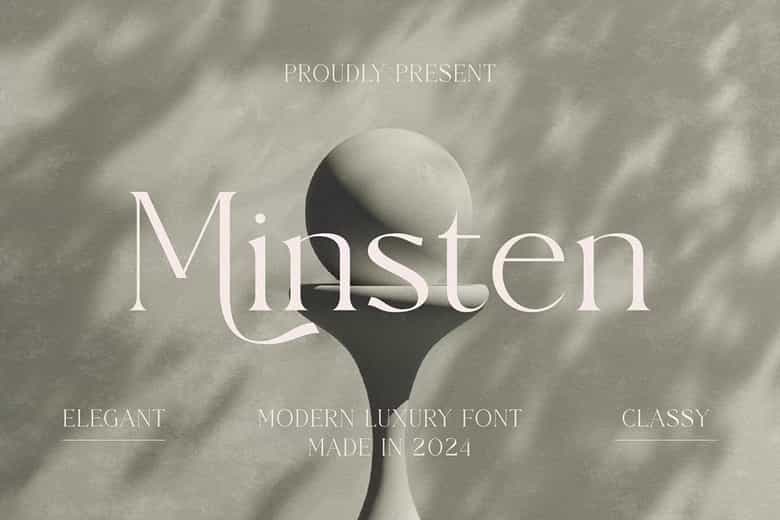 Minsten Font Image 1