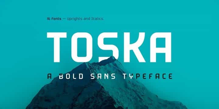 Toska Font Image 1