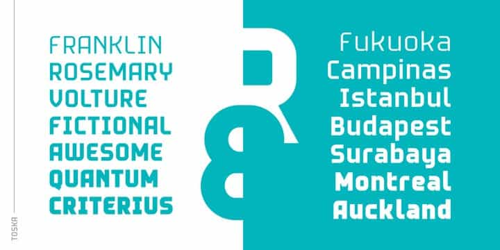 Toska Font Image 2