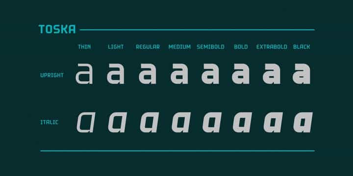 Toska Font Image 3