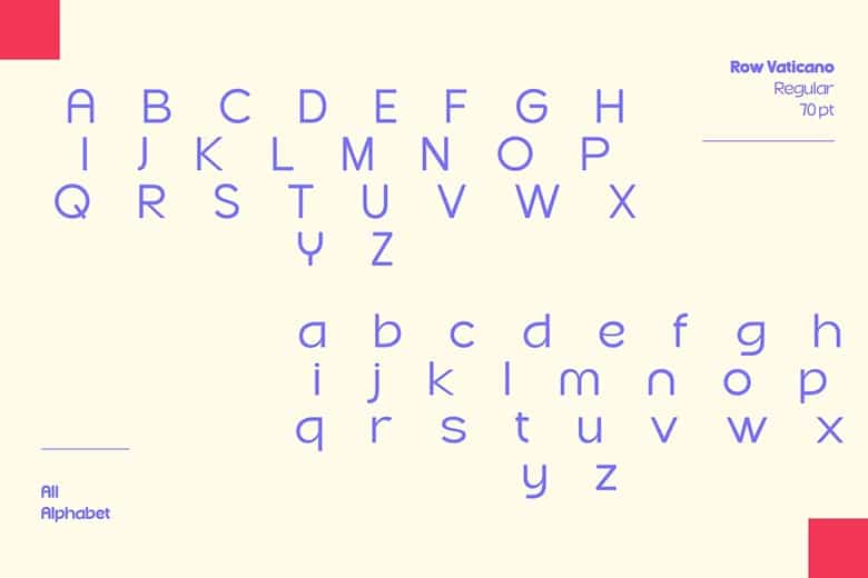 Row Vatikano Font Image 2