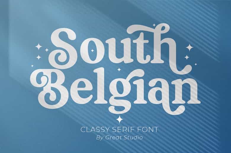 South Belgian Font Image 1