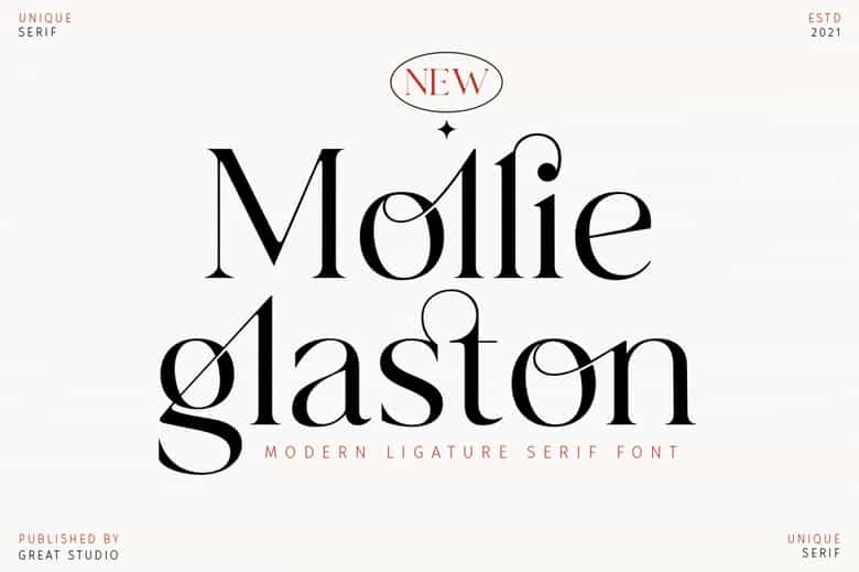 Mollie glaston Font Image 1