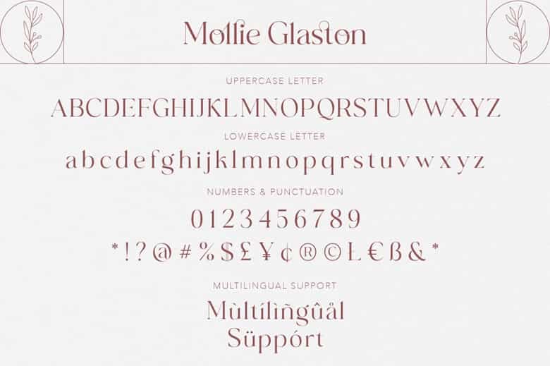 Mollie glaston Font Image 3