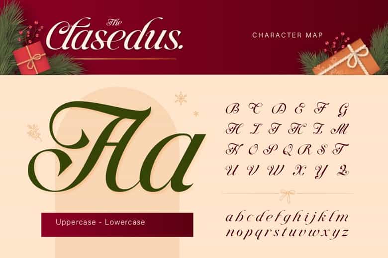 The Clasedus Font Image 2