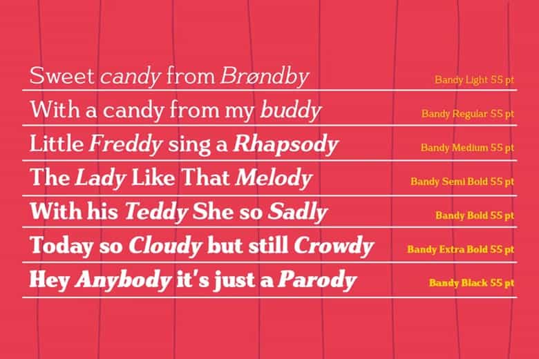 Bandy Font Image 2