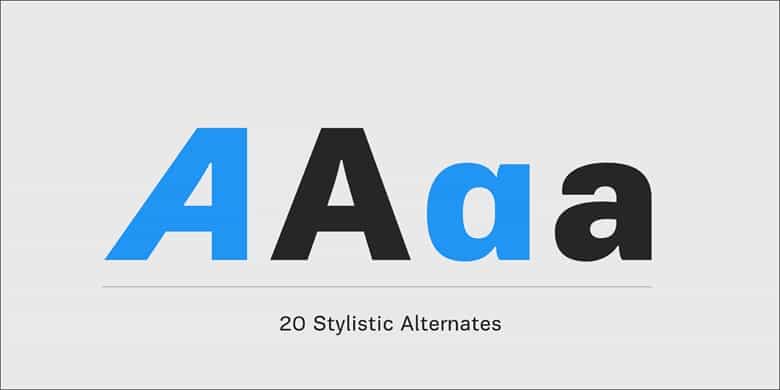 PF Encore Sans Font Family Image 3