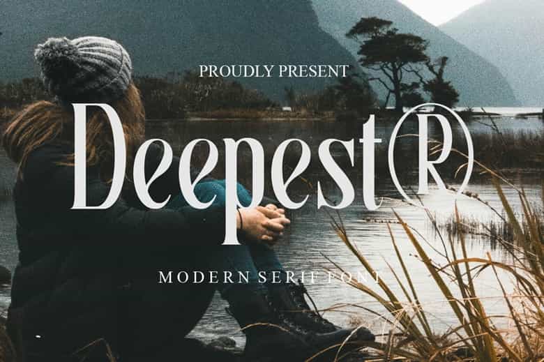 Deepest Font Image 1