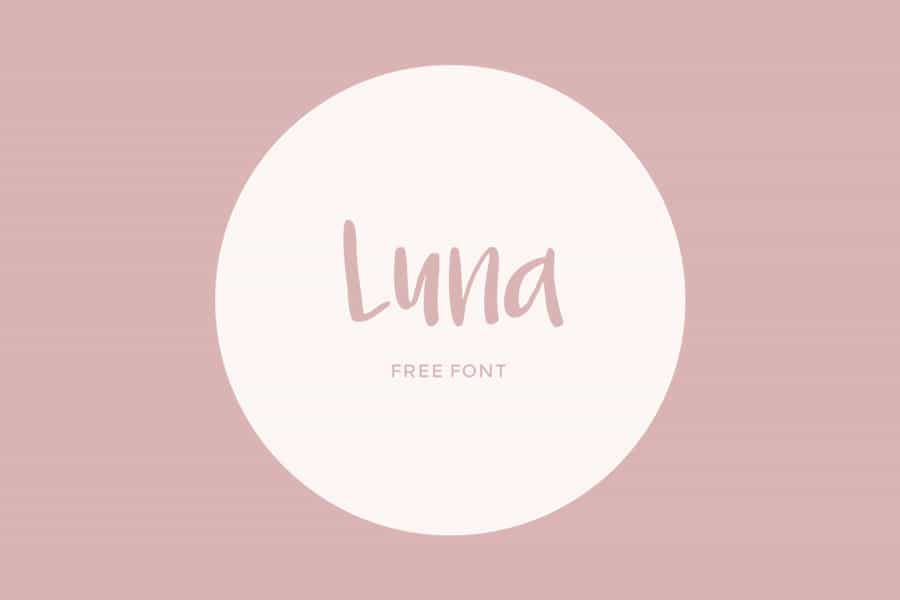 Luna Free Font Image 1