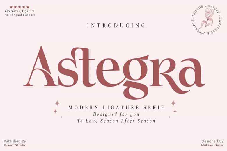 Astegra Font Image 1
