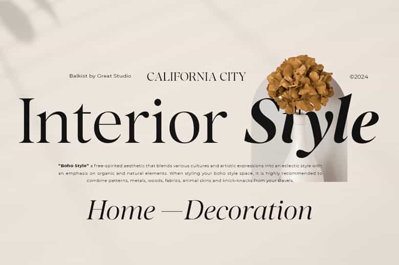 Balkist Font Family Image 2