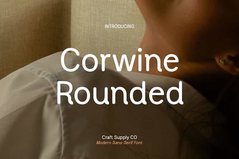 Corwine Rounded Font Image 1