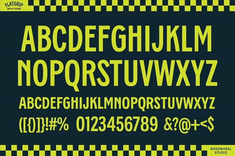 GW Flatgrip Font Image 3