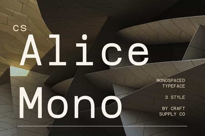 CS Alice Mono Font Image 1