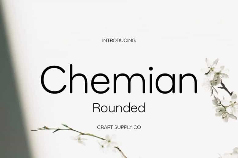Chemian Rounded Font Image 1