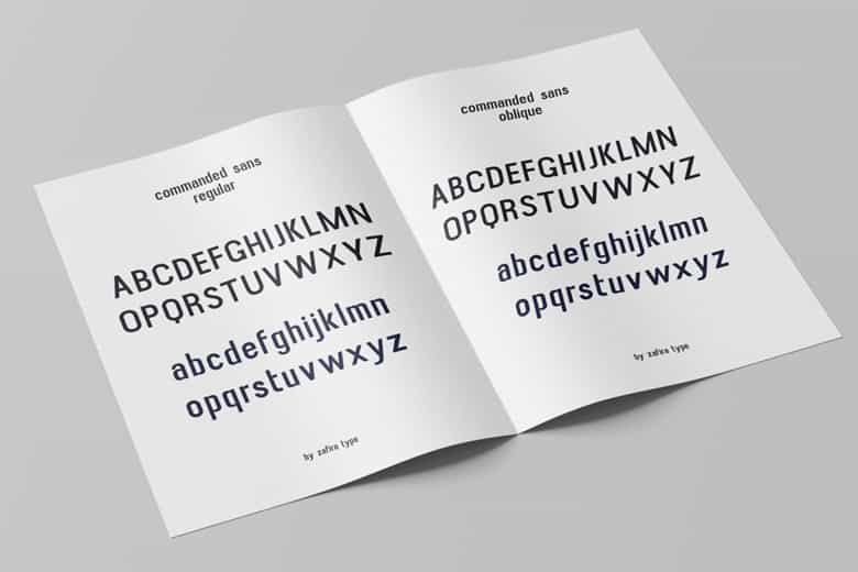 Commanded Sans Font Image 2